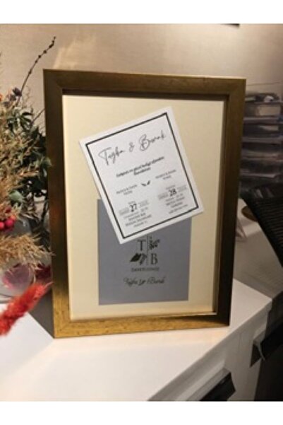 Genel Markalar A4 Boyutlu Gerçek Camlı Resim Ve Belge Çerçevesi