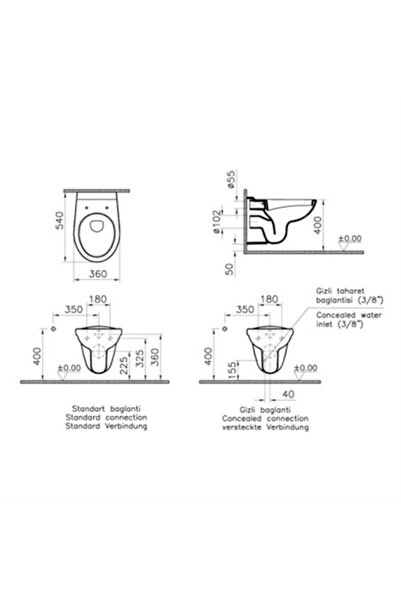 Norm 101 Asma Klozet 6855l003-1066