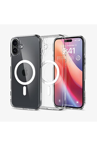 Spigen iPhone 16 Plus Kılıf Ultra Hybrid MagFit MagSafe özellikli White - ACS...