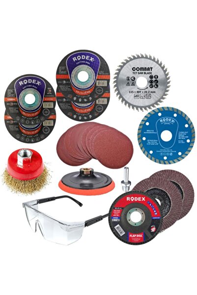 Genel Markalar Spiral Avuç Içi Taşlama Makinesi Matkap Seti 115 Mm 30 Parça