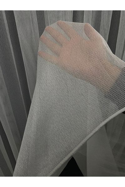 Vinaldi Steel Tulle Curtain High Knock Thick Texture 1/3 Tight Pleat Tulle
