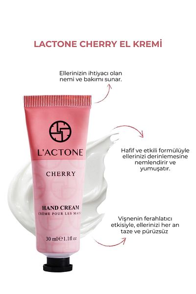 L'ACTONE Cherry Hand Cream 30 ml / Hand Cream