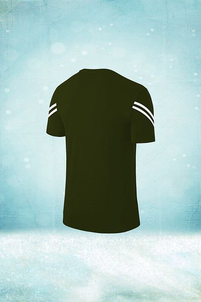 POSEIDON STORM تي شيرت رياضي رجالي كاكي Dri-fit مقاس كينغ - رقبة دائرية، مريح (4XL-10XL)