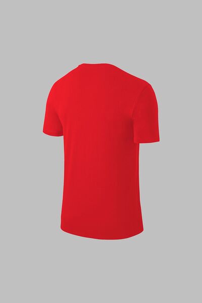 POSEIDON STORM Мъжка червена спортна тениска Dri-Fit Plus Size - ежедневна и удобна (4XL-10XL)