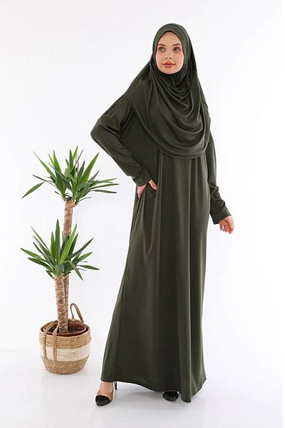 medipek Einteiliges Gebetskleid Khaki
