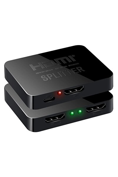 Gplus 4khd102m Hdmı 2 Port 4k Ultra Hd 2160p Hdcp Mini Splitter 4khd102m