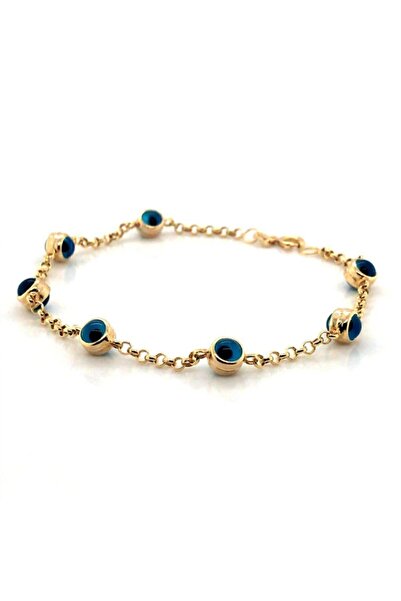 BERK MÜCEVHERAT Gözlü 7adet 14 Ayar Bileklik