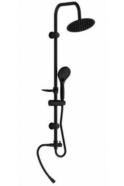 GPD Yönlendiricili Duş Seti Yağmurlama (ø200)(3 Fonksiyonlu)(siyah) Dst19-2-s