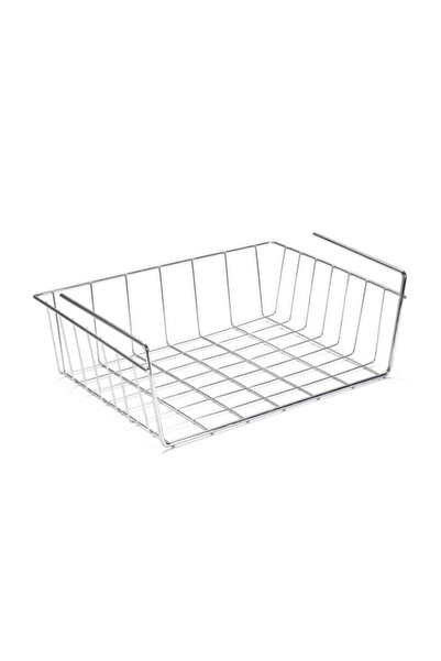 T-Mac Κρεμάστρα κάτω από το ράφι Καγκουρό Καλάθι Ράφι Χρώμιο Μεταλλικό Σετ 2 ...