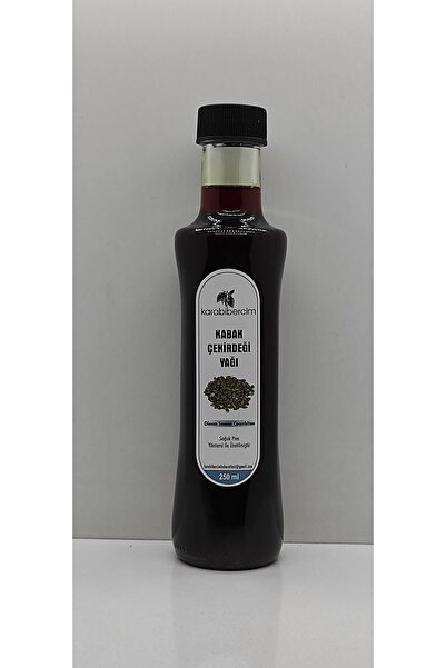 karabibercim baharatçı bahri Soğuk Pres Kabak Çekirdeği Yağı 250 ml