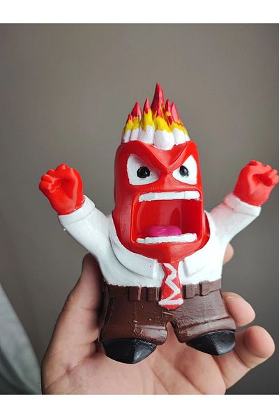 FigürDizayn 12cm Reverse Face 2 Figure Toy - Anger