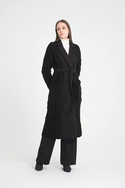 Meryemce Butik HMS ΠΛΕΚΤΟ & ΚΑΣΕ - Παλτό από Συνδυασμό