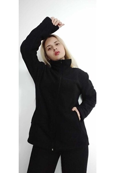 arz offeresteem سترة نسائية سوداء من الصوف Slimfit