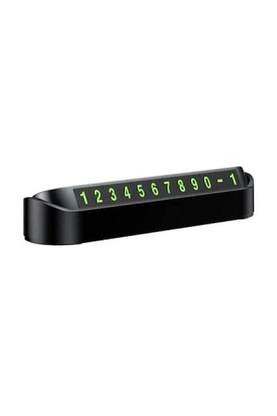 CMT Phosphorescent Closable Numberer Front Torpedo Top Phone Number Indicator Car