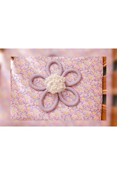 afralya home Bebek Odası-çocuk Odası makrome Renkli Papatya Ve Kelebek Duvar ...