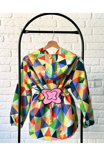 1Baby1Cat Raincoat - Butterfly Detailed