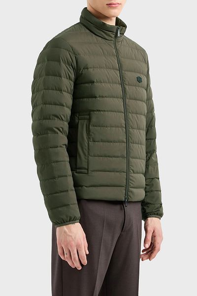 Emporio Armani معطف منتفخ للرجال - ياقة واقفة، جيوب، حشوة أسفل - معطف 8N1BQ2 1NLRZ 05A6