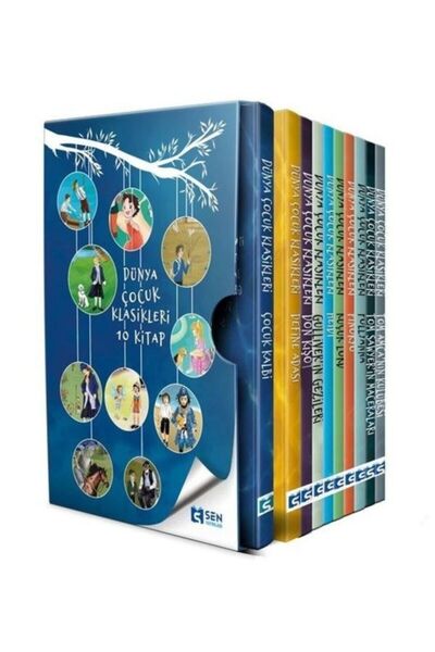 Esen Yayınları Dünya Çocuk Klasikleri Seti - 10 Kitap Kutulu