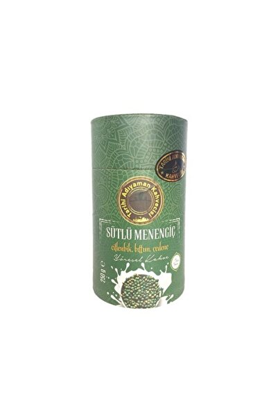 Tarihi Adıyaman Kahvecisi Sütlü Menengiç Kahve 250 Gr Silindir Karton Kutu