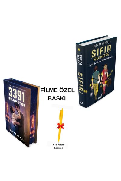 İndigo Kitap Sıfır Kilometre Ciltli / 3391 Kilometre Film Özel Baskı Ciltli P...
