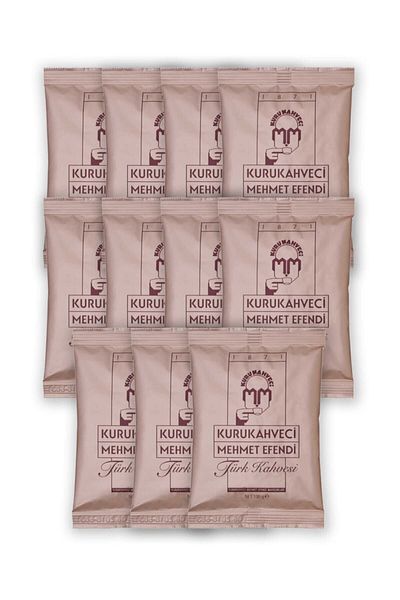 Mehmet Efendi Kurukahveci Mehmet Efendi Turkish Coffee 100 G Foil Packaging X 11 Pieces8690627021209