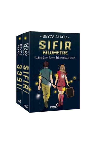 İndigo Kitap Sıfır Kilometre - 3391 Kilometre - Beyza Alkoç 2 Kitap Set