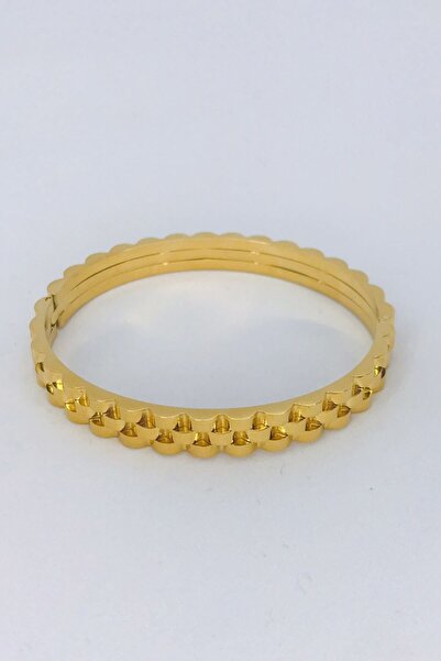 Büşra Elif Accessories Saat Kordonlu Çelik Kelepçe