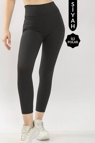Mogi Butik Jambiere de iarnă cu talie înaltă - Şardonlu Slimming 3028
