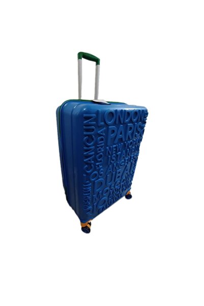 Pollo Cap Polo's PP116 Mavi Büyük Boy Valiz/ Seyahat Çanta