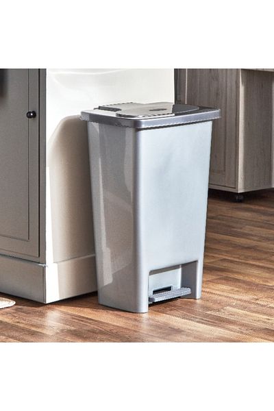 Cosmoplast سلة المهملات بدواسة نولان - 50 لتر