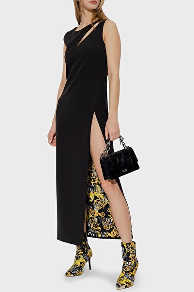 VERSACE JEANS COUTURE Slit Backless Regular Fit Midi Dress DRESS 74HAO937 N0103 8