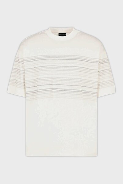 Emporio Armani Βαμβακερό μπλουζάκι Oversize Ανδρικό T SHIRT 3D1TA3 1JUVZ 0128