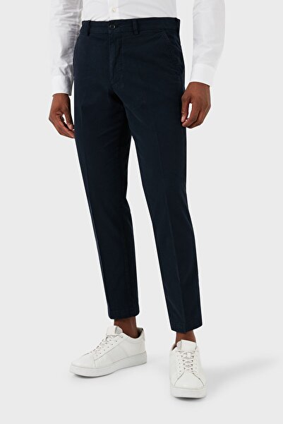 BOSS Streç Pamuklu Slim Fit Düz Paça Pantolon Erkek PANTOLON 50507575 404