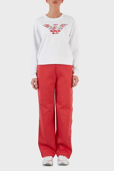 Emporio Armani Pantaloni cu fantă închisă cu bandă elastică cu croiala normală Pantaloni pentru femei 3l2p6c 2