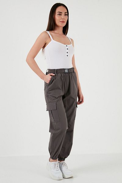 Lela Cotton Regular Fit Jogger Sports Pants PANTS 668YP50312S4