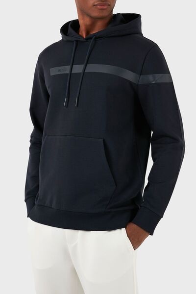 BOSS Pamuklu Regular Fit Kapüşonlu Sweat Erkek SWEAT 50498277 402