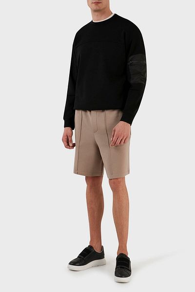 Emporio Armani Βαμβακερή ζώνη μέσης κανονική εφαρμογή με τσέπες Bermuda Ανδρικά βερμούδες 3r1pz7 1jhsz 0144
