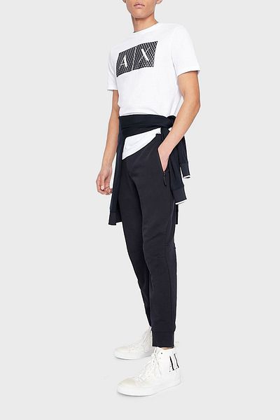 Armani Exchange Navy Blue Men's Sweatpants