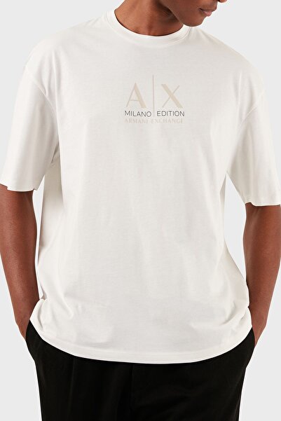 Armani Exchange Cotton Relaxed Fit Crew Neck T Shirt Ανδρικό T SHIRT 3DZTAB ZJ3VZ 1116