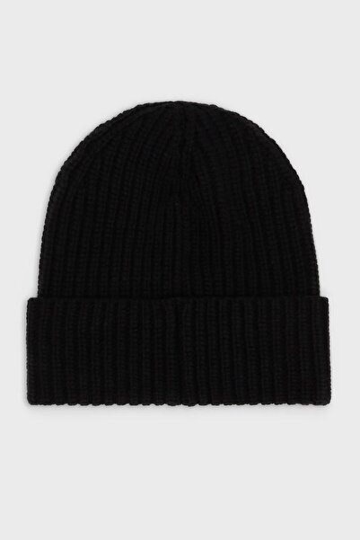 Emporio Armani Чоловіча шапка з логотипом, 100% вовна 627676 2f556 00020