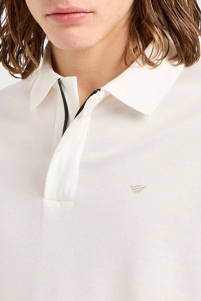 Emporio Armani Cotton Regular Fit Polo Neck T Shirt Men's POLO NECK T SHIRT EM000080 AF10094 U0011