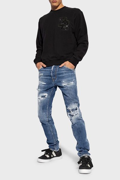 DSquared2 Men's Skinny Fit Logo Cotton Jeans - S74lb1436 S30309 470