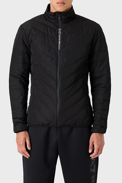 EA7 Logo Zippered Coat Men 8NPB13 PNE1Z 1200
