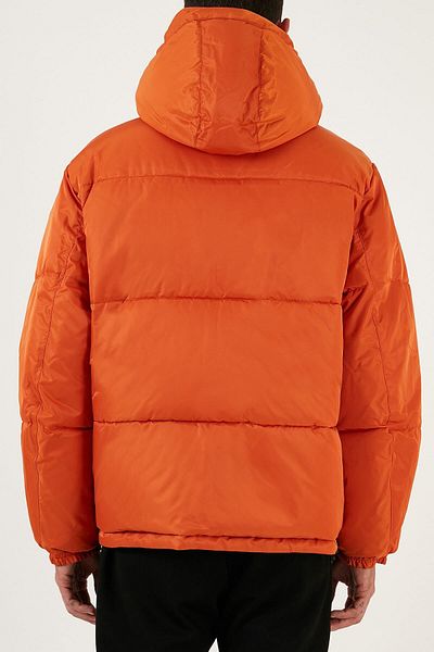 Armani Exchange Removable Hooded Double-Sided Coat with Logo Men's COAT 6RZB16 ZNJ7Z 52AJ