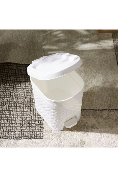 Home Box سلة المهملات المرتبة بدواسة - 4 لتر