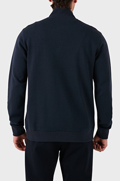 BOSS Pamuklu Yarım Fermuarlı Dik Yaka Sweat Erkek SWEAT 50520781 404