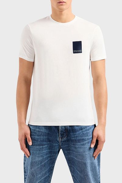 Armani Exchange Cotton Regular Fit Crew Neck T Shirt Men's T SHIRT 3DZTHM ZJ8EZ 1116