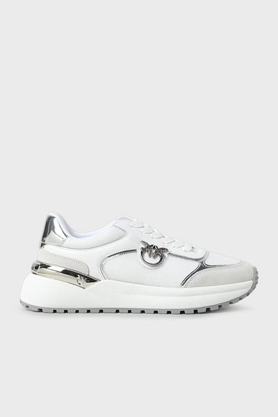 PİNKO حذاء رياضي جلدي بشعار Pinko SS0019 P027 ZI6