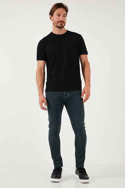 Buratti Blugi din bumbac slim fit pentru bărbați - Pantaloni skinny din denim 1122S09Napoli