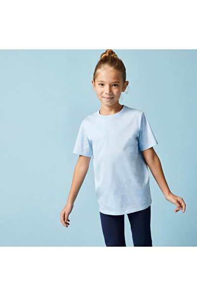 Decathlon Çocuk Açık Mavi Spor Tişörtü 500